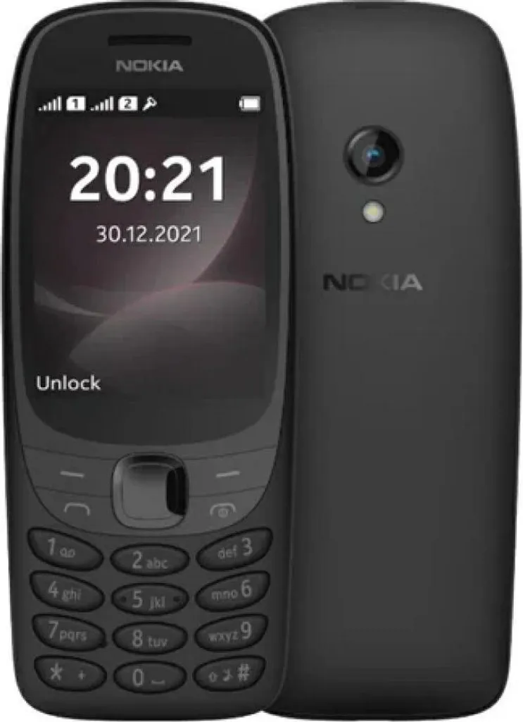 Nokia 6310 TA-1607 Noir : Batterie Longue Durée et Grand Écran 2.8"