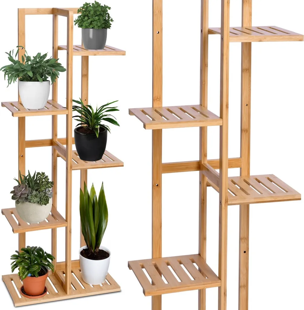 Gain de place : Étagère à fleurs à 6 niveaux pour organiser vos plantes