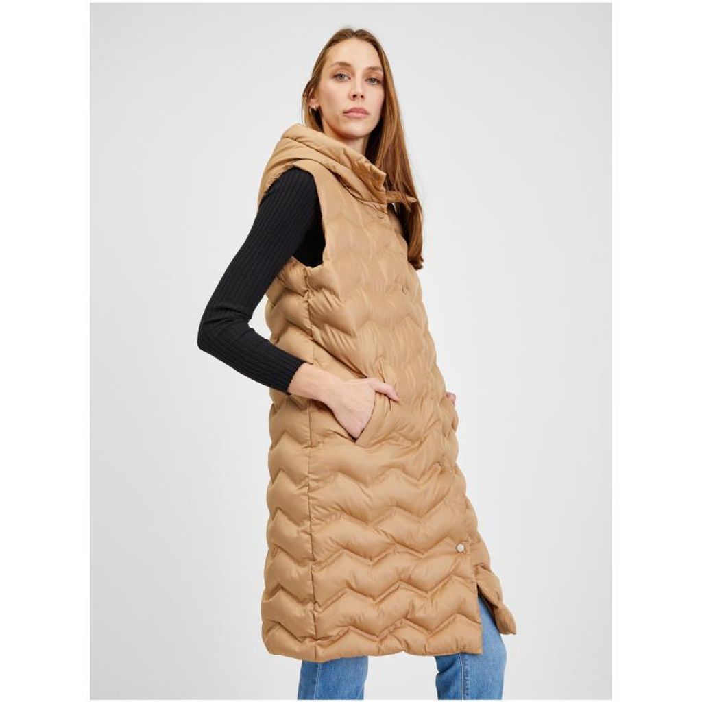 Orsay Braune Steppweste für Damen 808006-085000__38