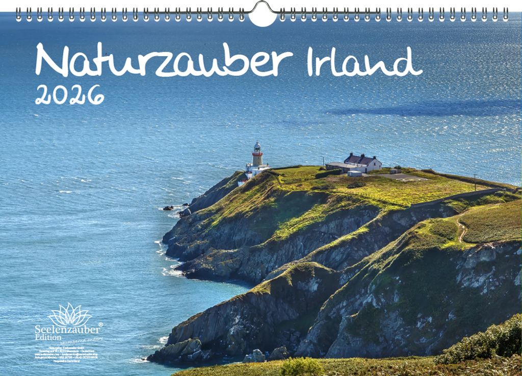 Naturzauber Irland DIN A3 Kalender für 2026 Natur Reise Land Urlaub - Seelenzauber