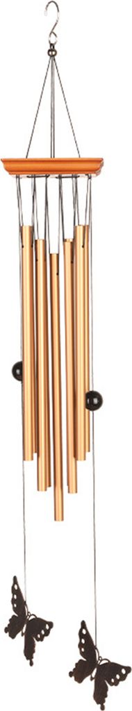 Außen Schmetterling Wind Chime Aluminiumrohr Wind Chimes Ornament Wind Chime beruhigende melodische hängende Anhänger Outdoor Garten Dekor Hausw...