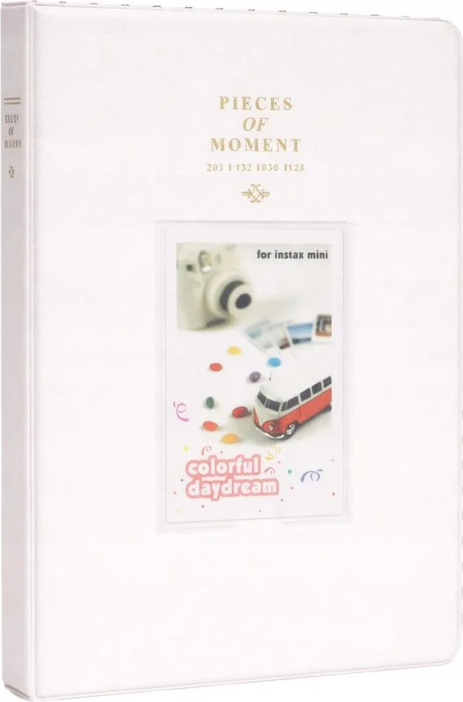 Album Photo Instax Mini 128 Slots : Protégez vos Images Fujifilm en Blanc