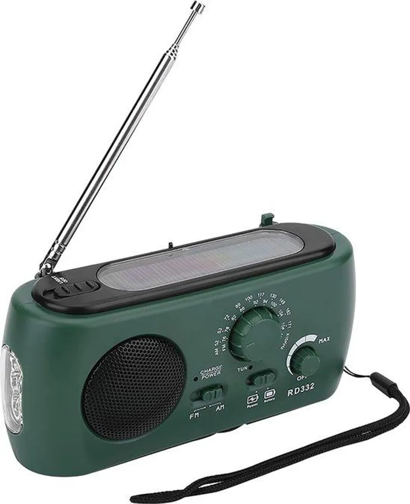 Radio de Survie Multifonction Solaire - Kit d'Urgence Complet Windgert