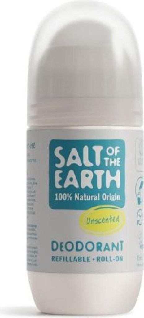 Salt of the Earth Natürliches Roll-On-Deodorant, unparfümiert, 75 ml