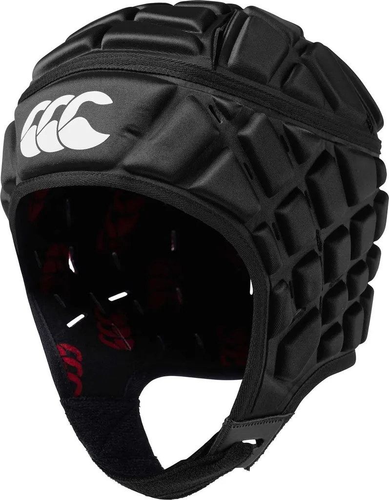 Canterbury Casque Rugby Raze Noir et Rouge Taille S Mousse RD3190