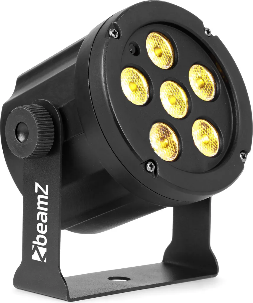 Projecteur SlimPar30W 6 LED de 3W Noir : Éclairage Puissant et Compact