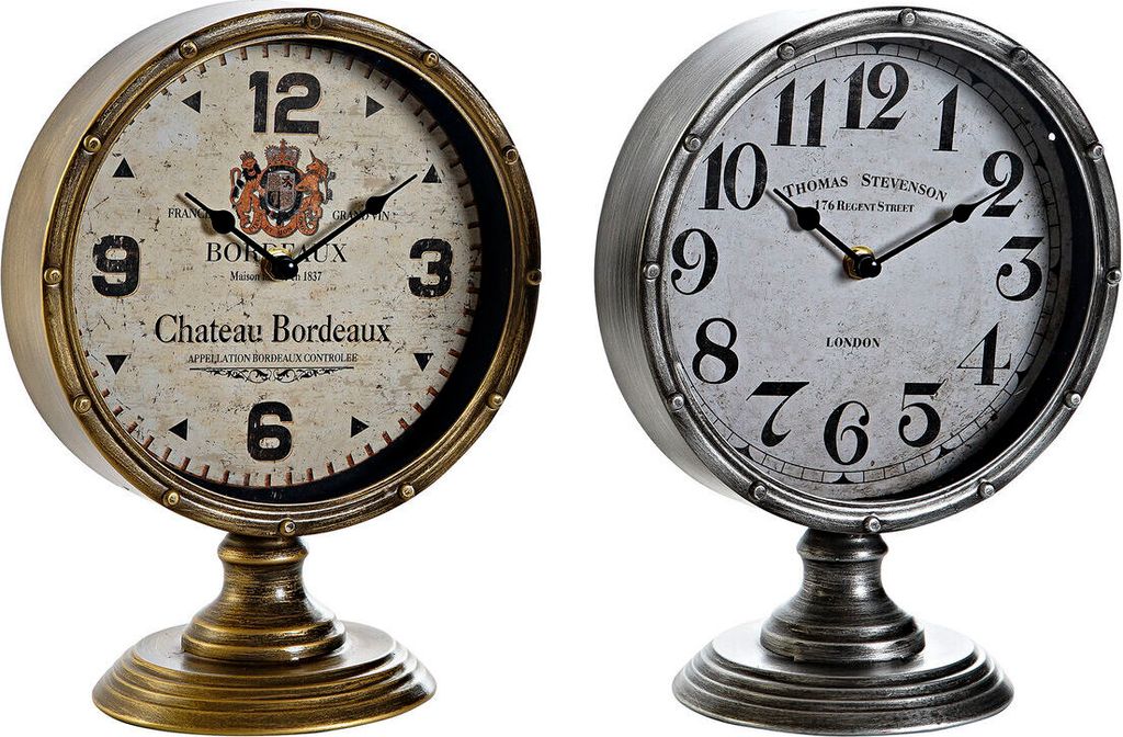 Bordur DKD Home Decor Gold Silberfarben Vintage (2 Stück)