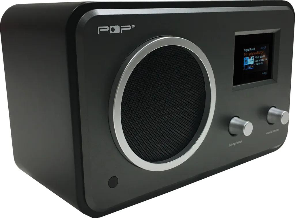 Sahaga 100315 POPradio: Il Regalo Ideale con DAB+ e Bluetooth Nero