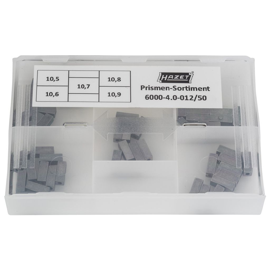 Hazet Prismen-Sortiment 10,5 / 10,6 / 10,7 / 10,8 / 10,9 mm, 6000-4.0-012/50