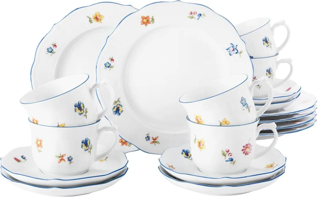 Seltmann Weiden Sonate Nostalgie: Porcellana Dura 18 pz per Caffè