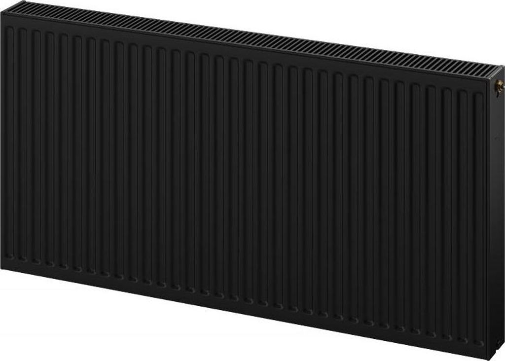 Mexen CV22 Plattenheizkörper 500 x 1600 mm, untere Anschlüsse, 2279 W, schwarz - W622-050-160-70