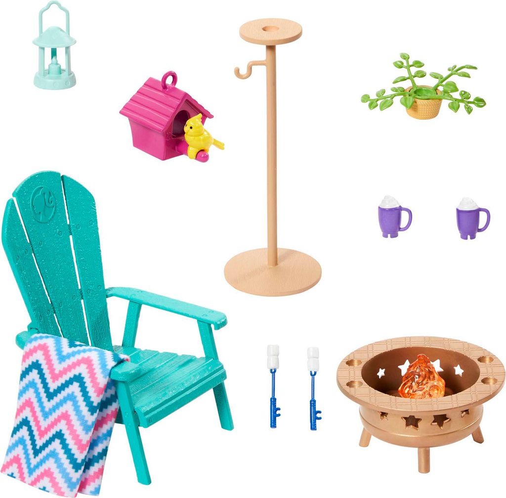 Mattel HJV32; HJV33 - Set di mobili e accessori per Barbie Immagine del prodotto 