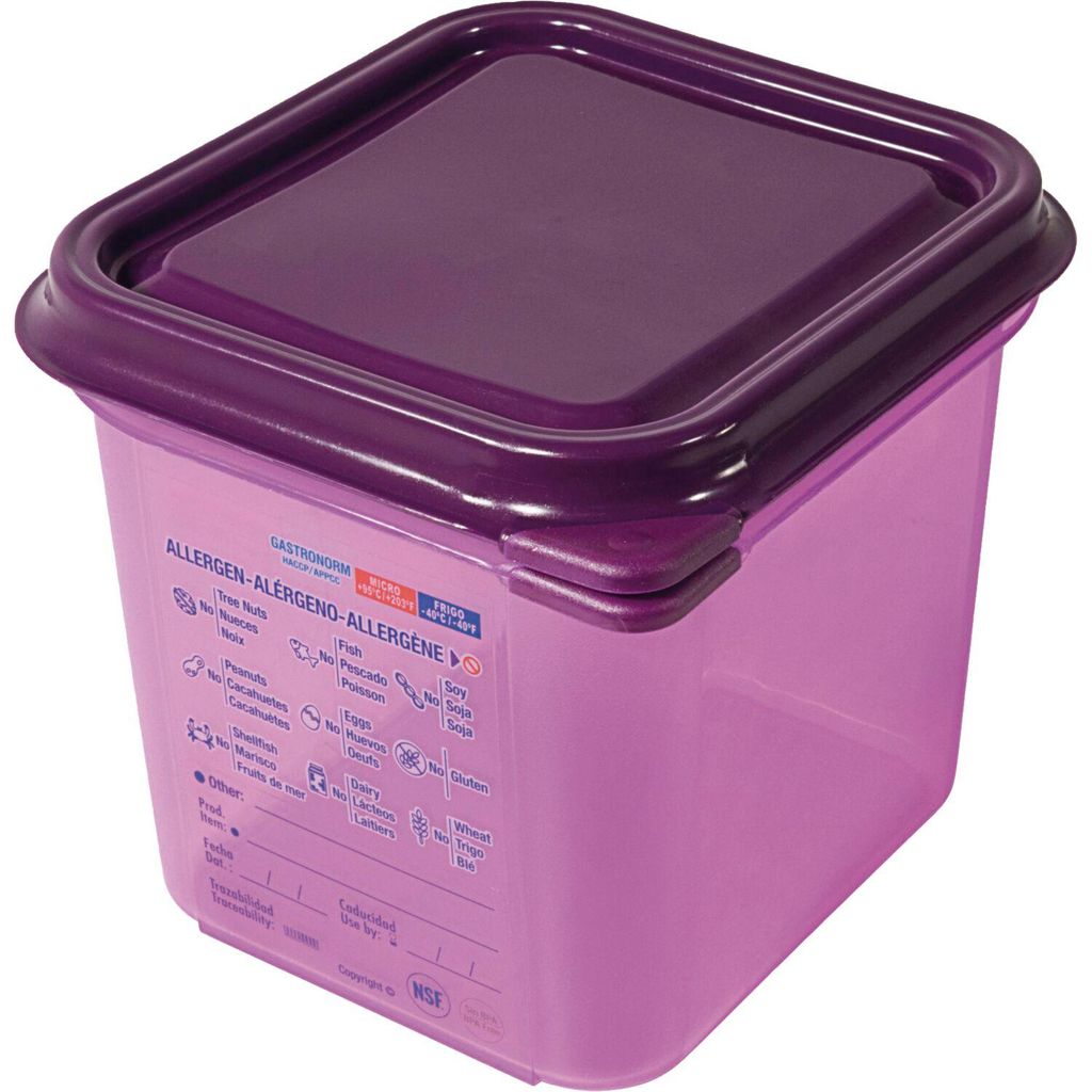 CONTACTO GN-Behälter allergen, Inhalt: 2,60 Liter, Höhe: 150 mm, violett