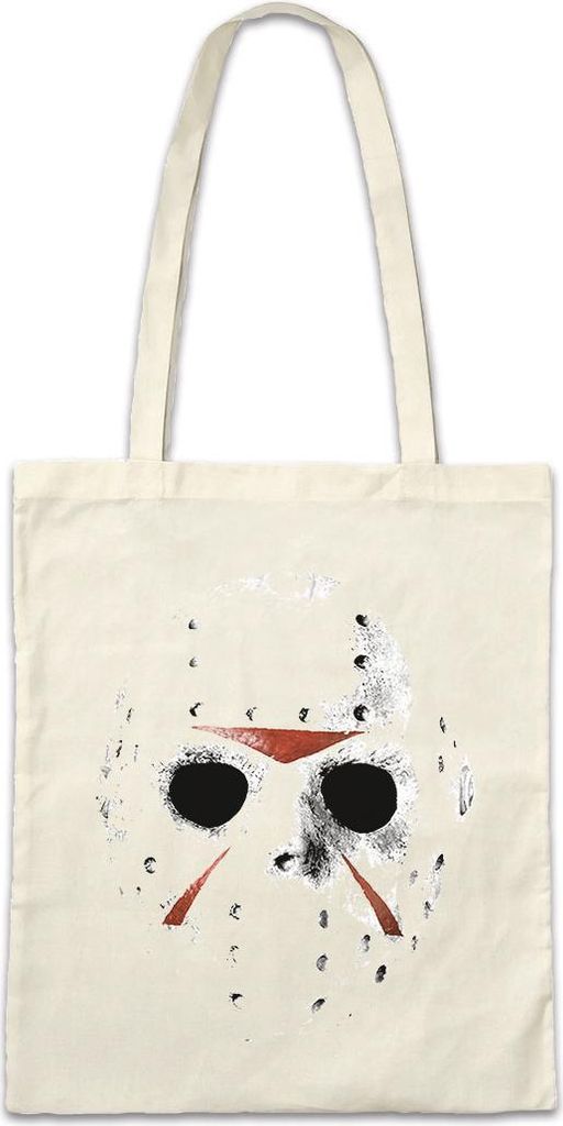 Urban Backwoods Ice Hockey Mask, Stofftasche, Farbe: Beige