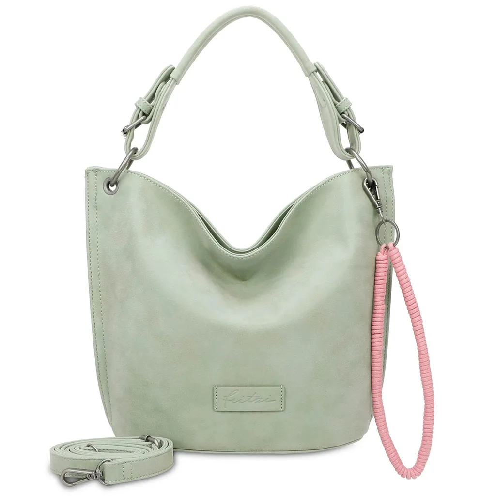 Sac à épaule Fritzi31N spacieux contre le désordre, style hobo menthe