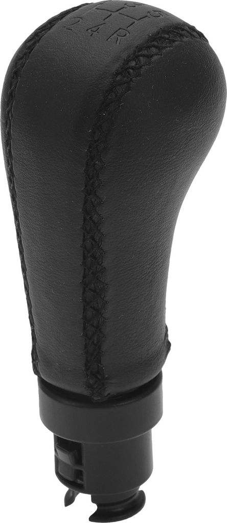 5-Gang-Schaltknauf für Volvo S60 2004-2009, strapazierfähiges Kunststoff-Kunstleder Schwarz Automatischer Getriebeschalthebel-Knauf