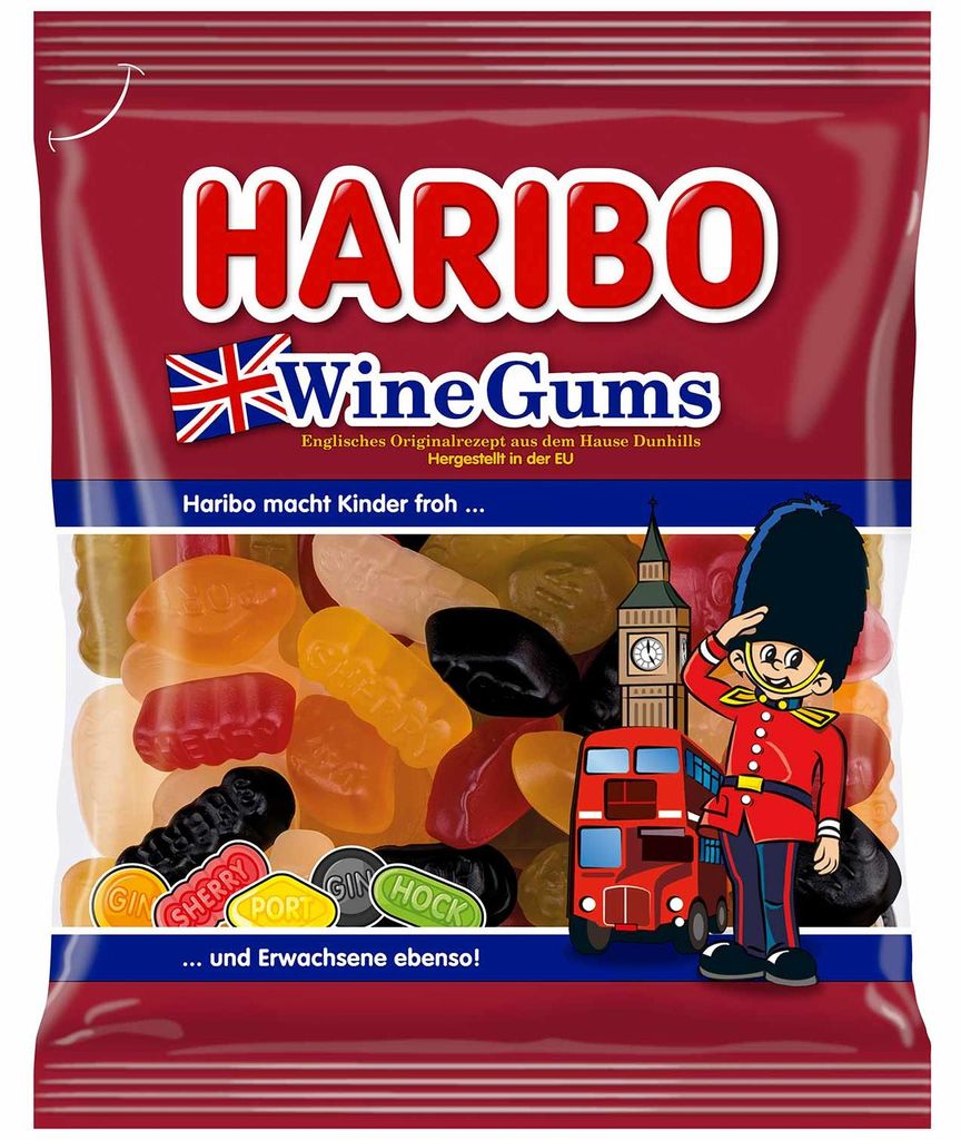 Gomme al vino Haribo 175g Immagine del prodotto 