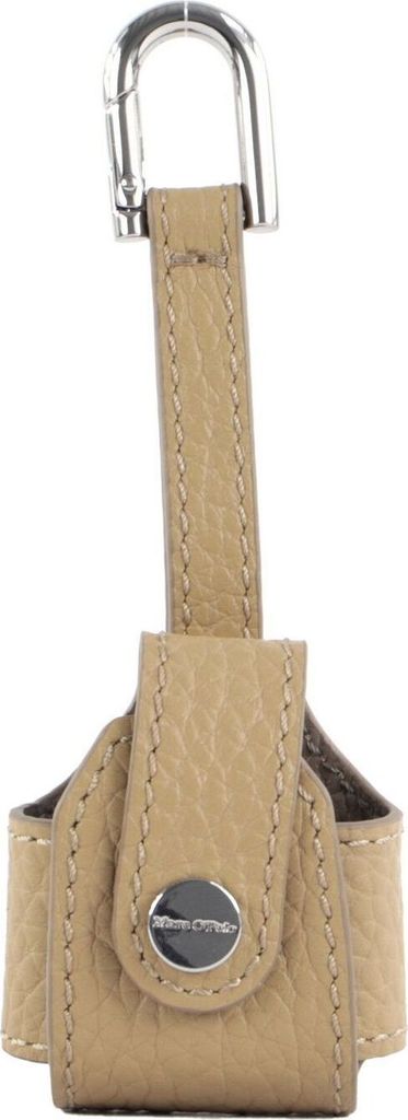 Marc O'Polo Leder Anhänger Taschenzubehör Cody Key Ring Wheat Field hellbraun