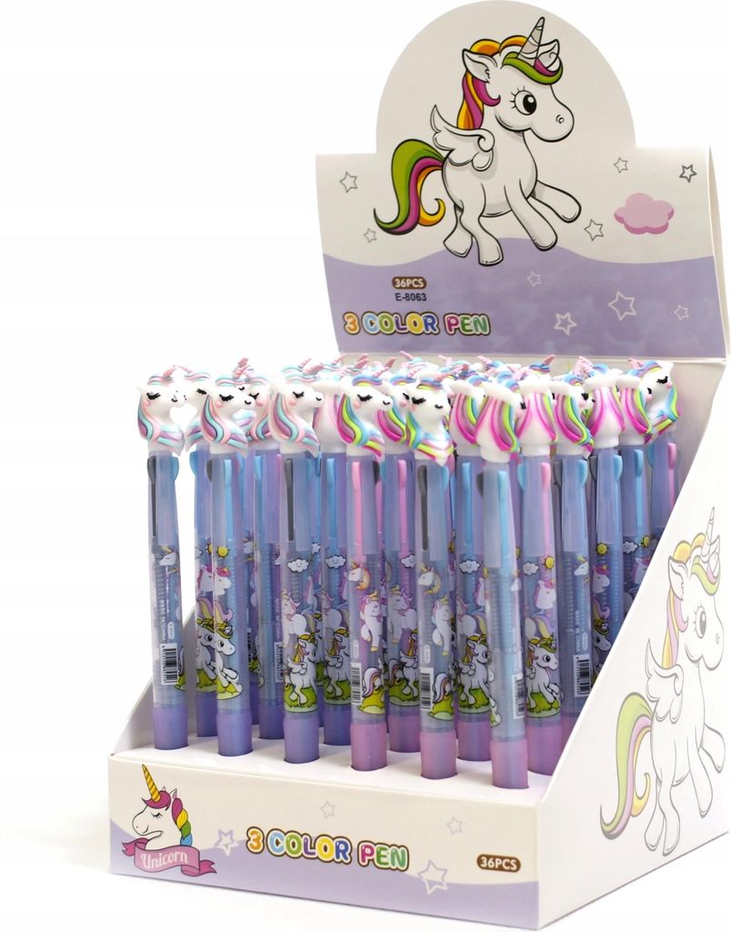 Kugelschreiber Einhorn Stift Unicorn Fineliner Schule Büro Kinder Geschenk Bunt