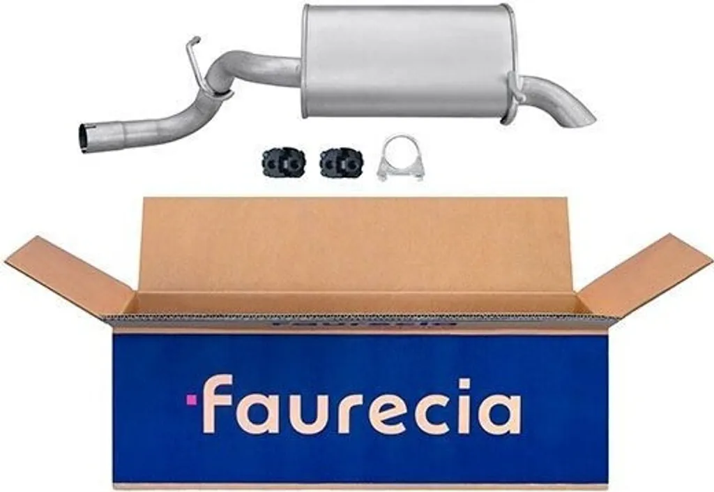 Pot d'échappement arrière compatible Peugeot 407 SW - Qualité HELLA