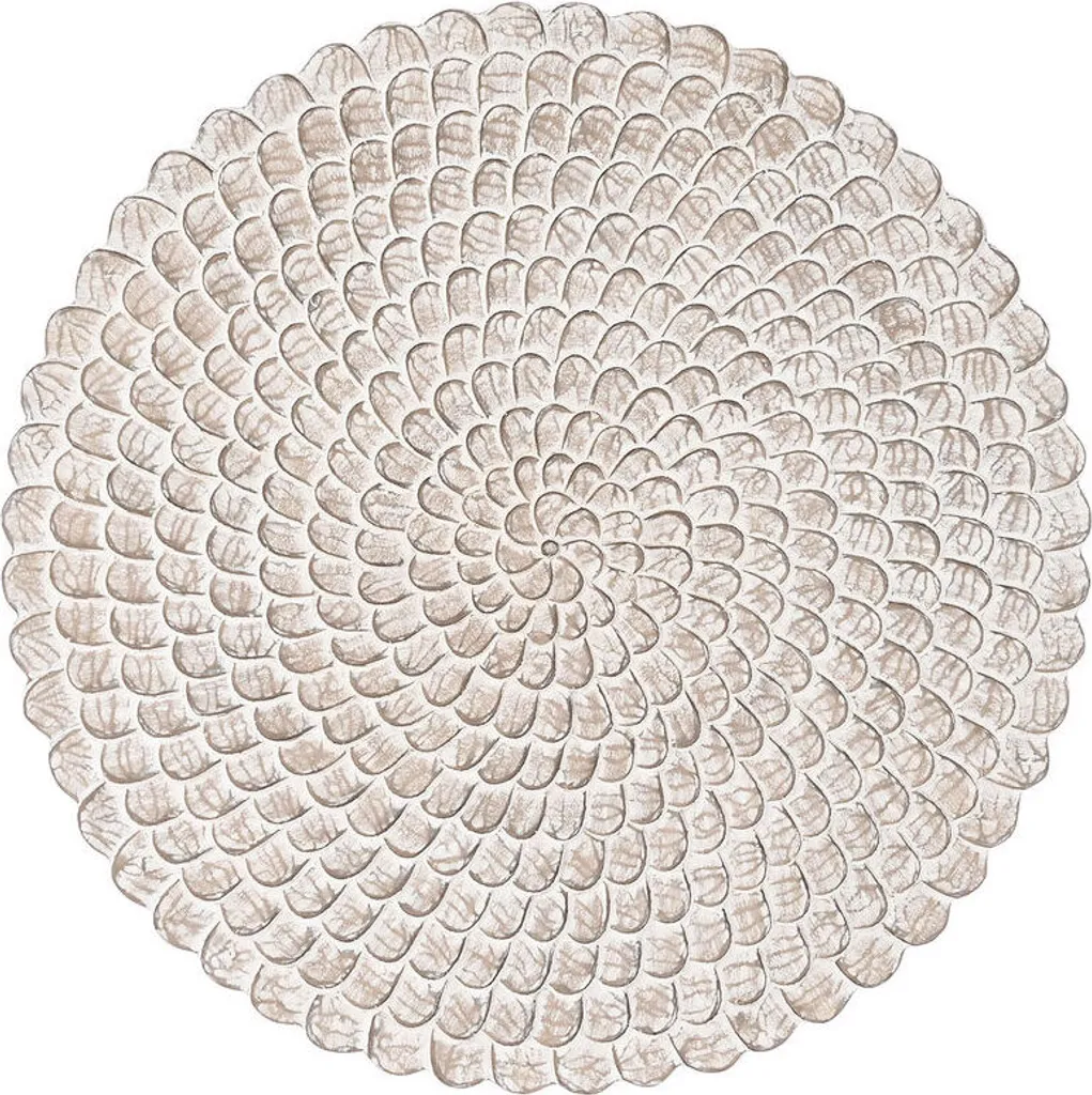 Décoration Murale 120x120 cm pour Combler un Mur Vide Style Blanc Vieux