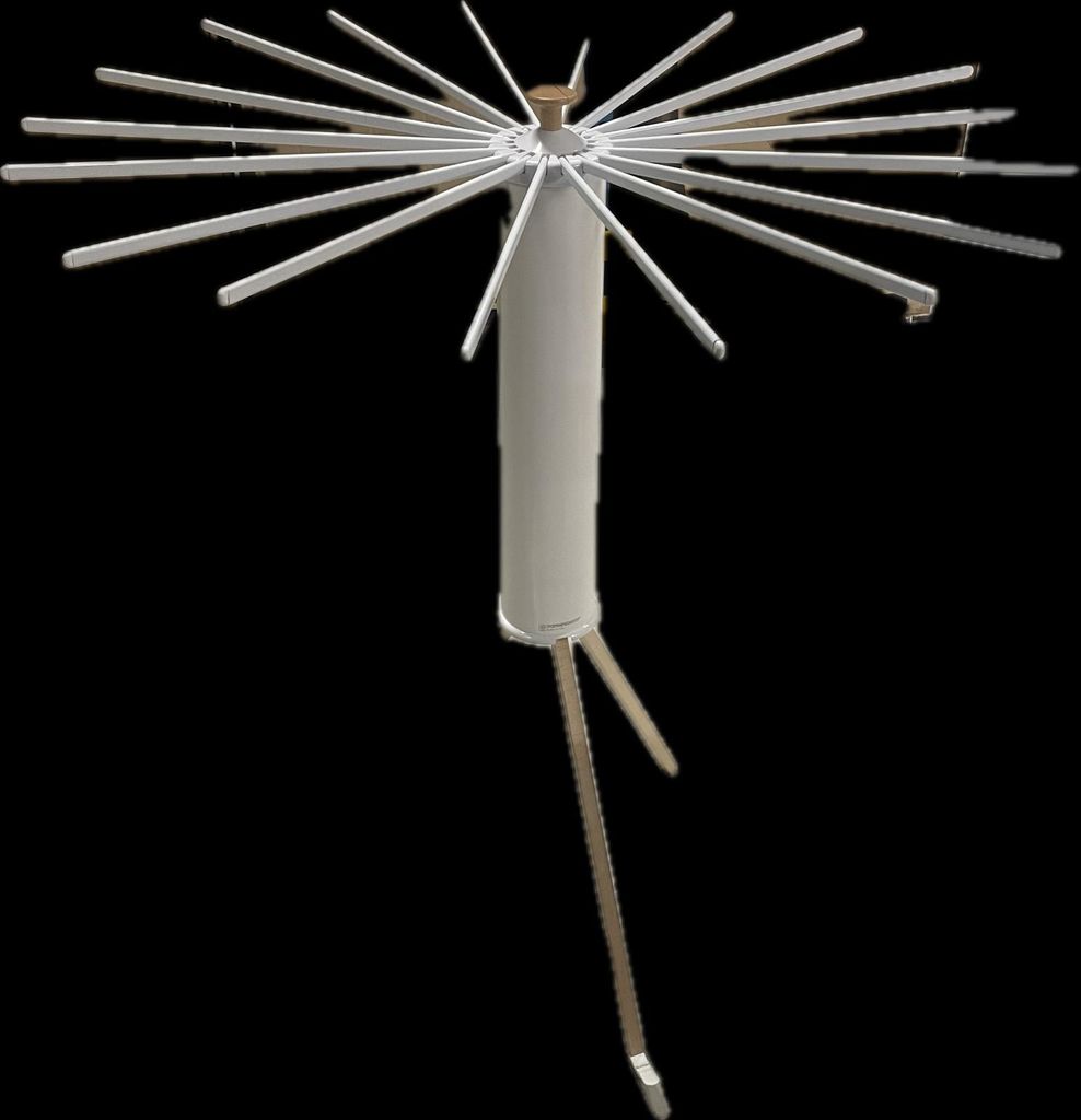 Foppapedretti Octobus Wäscheständer ausziehbar Weiß 112x112x121 cm Weiß Standtrockner