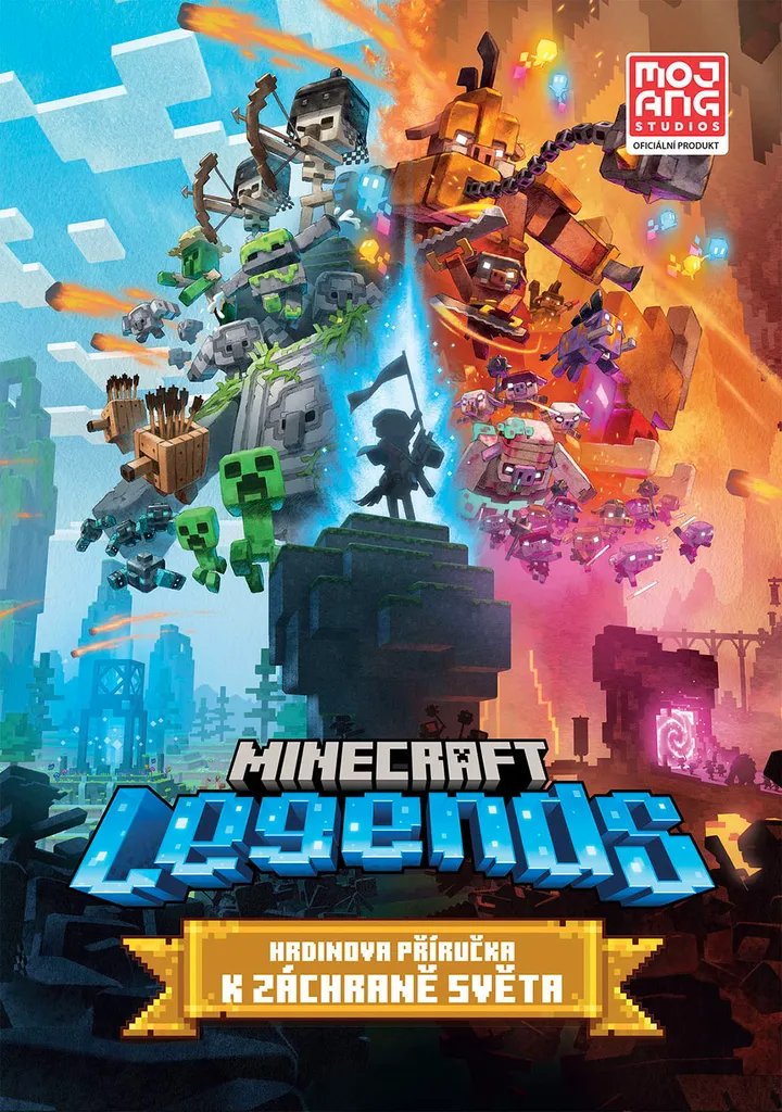 Livre Minecraft Legends Hrdinova Příručka - Manuel de Survie 96 Pages