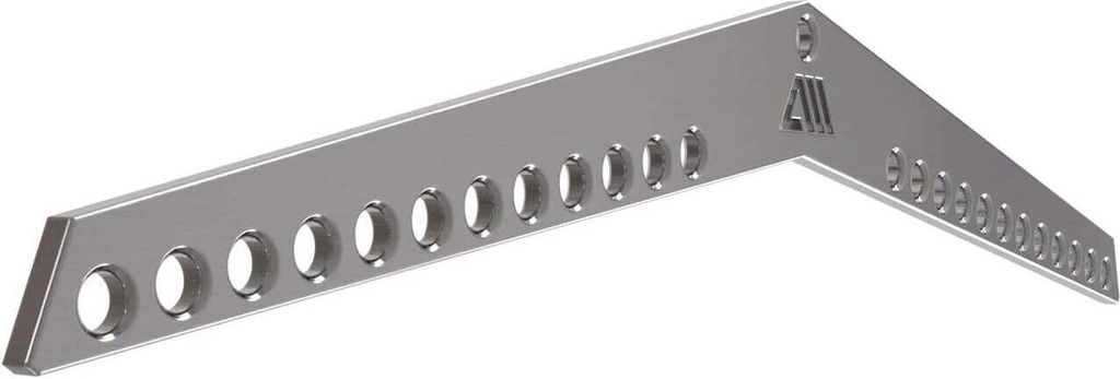 ATLETICA Multihook Bar | Edelstahl | In 2 unterschiedlichen Größen erhältlich | Für die Anbringung von Griffen in einem beliebigen Abstand | Fu...