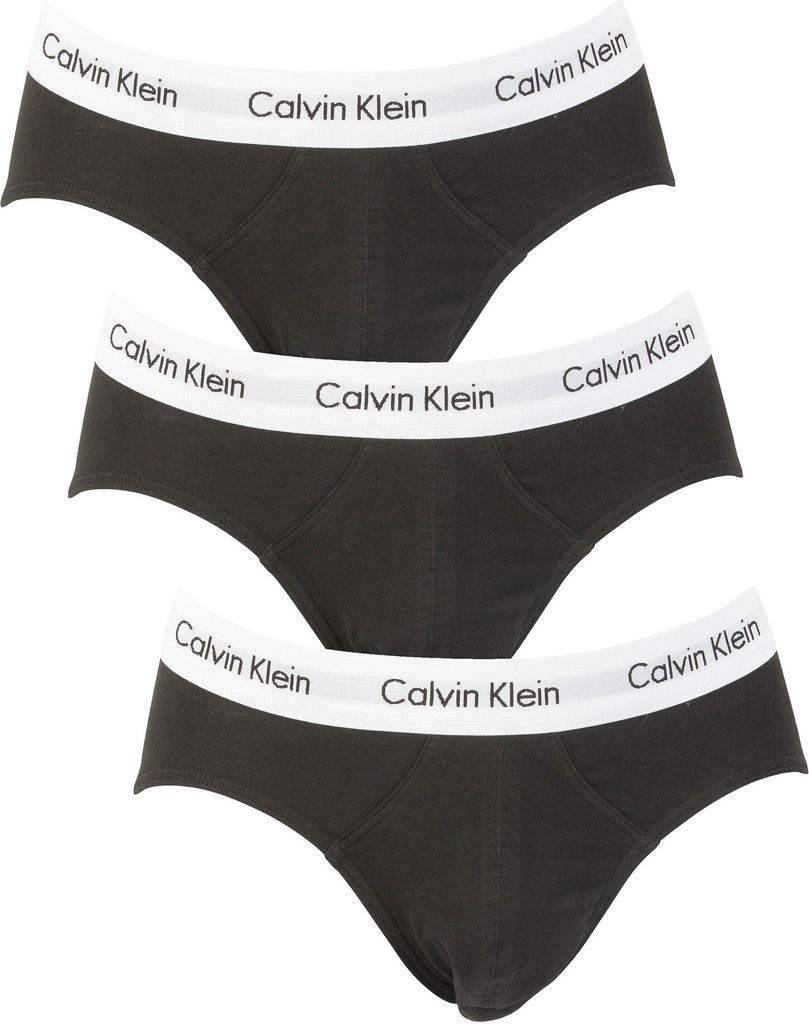 Calvin Klein Herren 3 Pack Briefs, Schwarz XL Produktbild 