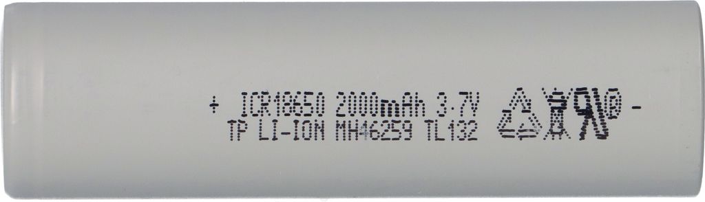 100x TerraE INR 18650 20P Li-Ion Akku - 3,7V 2000mAh 30A