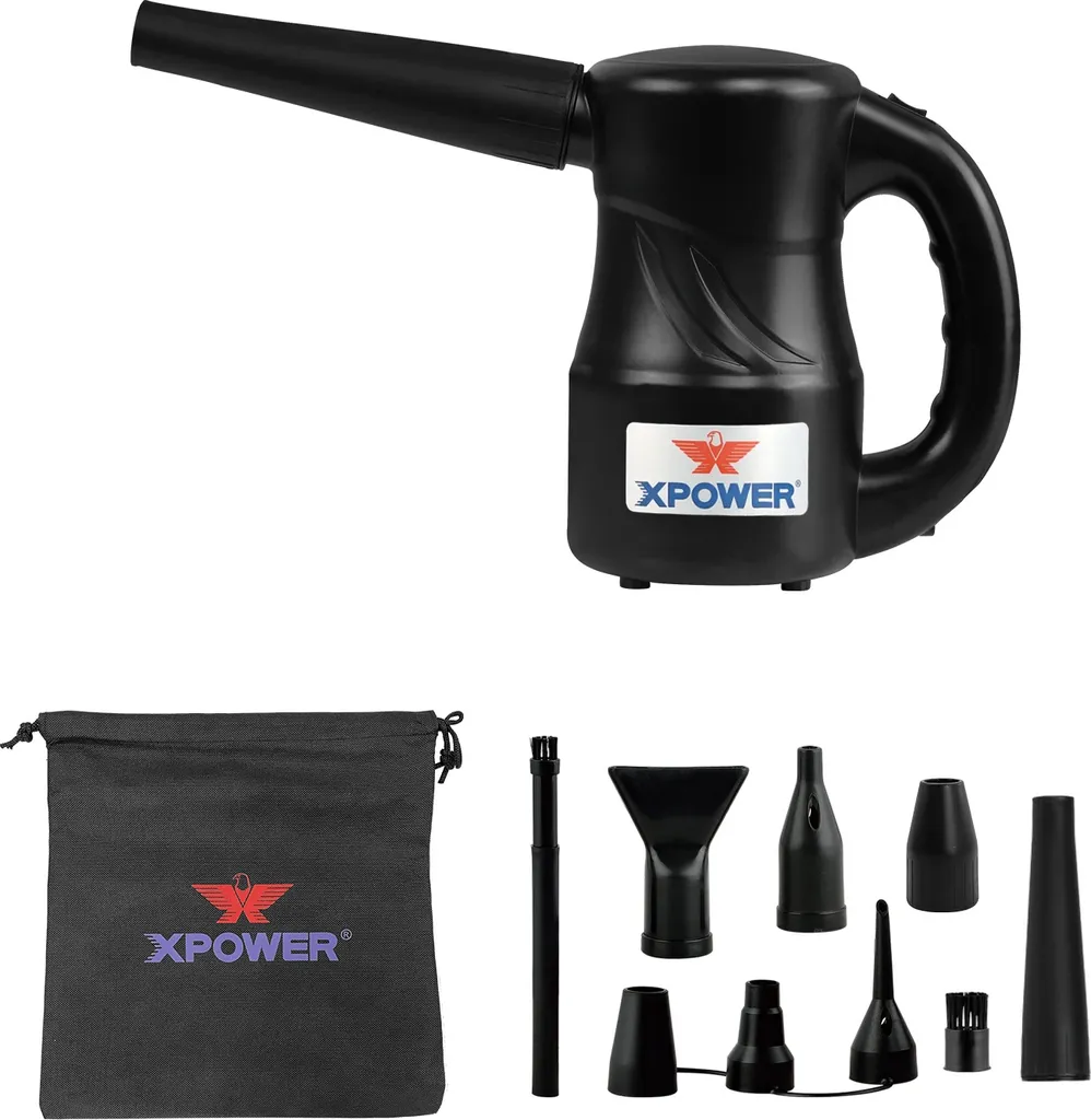 Souffleur d'Air pour Ordinateur XPOWER A-2S Puissant 500W Noir 220V EU