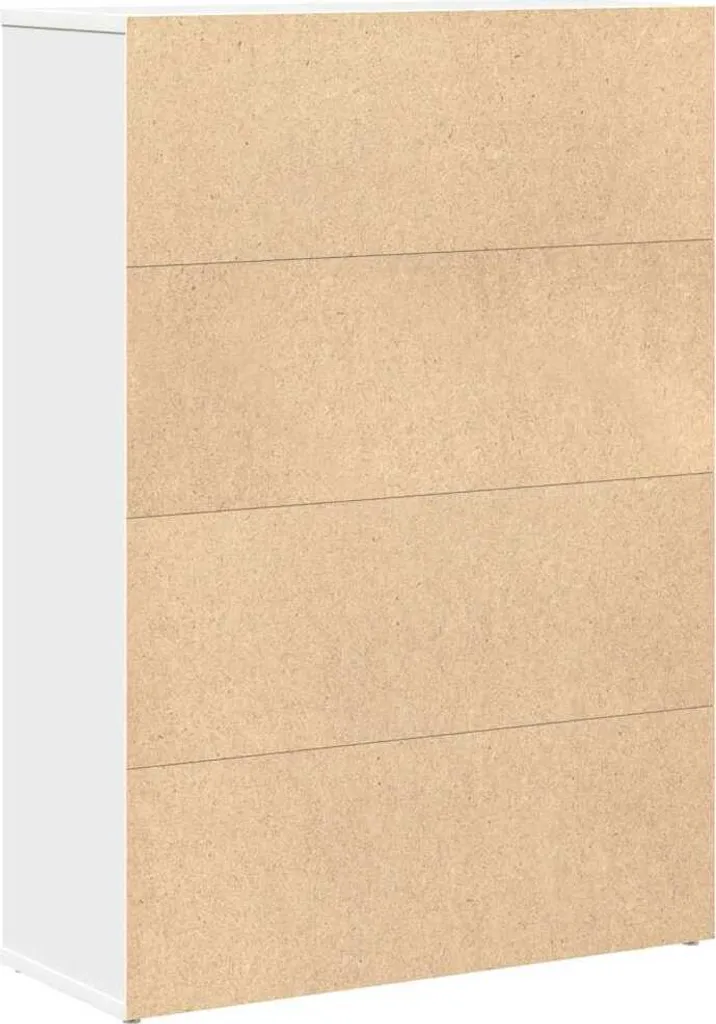 vidaXL Libreria Bianca 60x24x85 cm - Scaffale Multiuso in Legno Robusto - 6