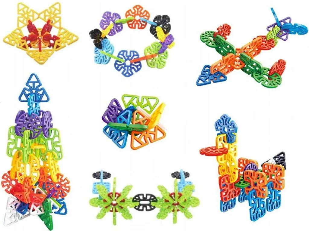 Blocs de neige multicolores 82 pièces : matériau robuste haute qualité - 2