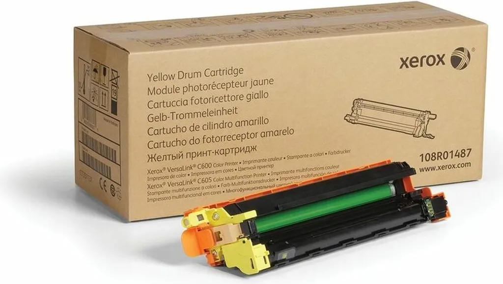 Cartouche Toner Xerox 108R01487 Pack Duo Jaune Noir Haute Capacité