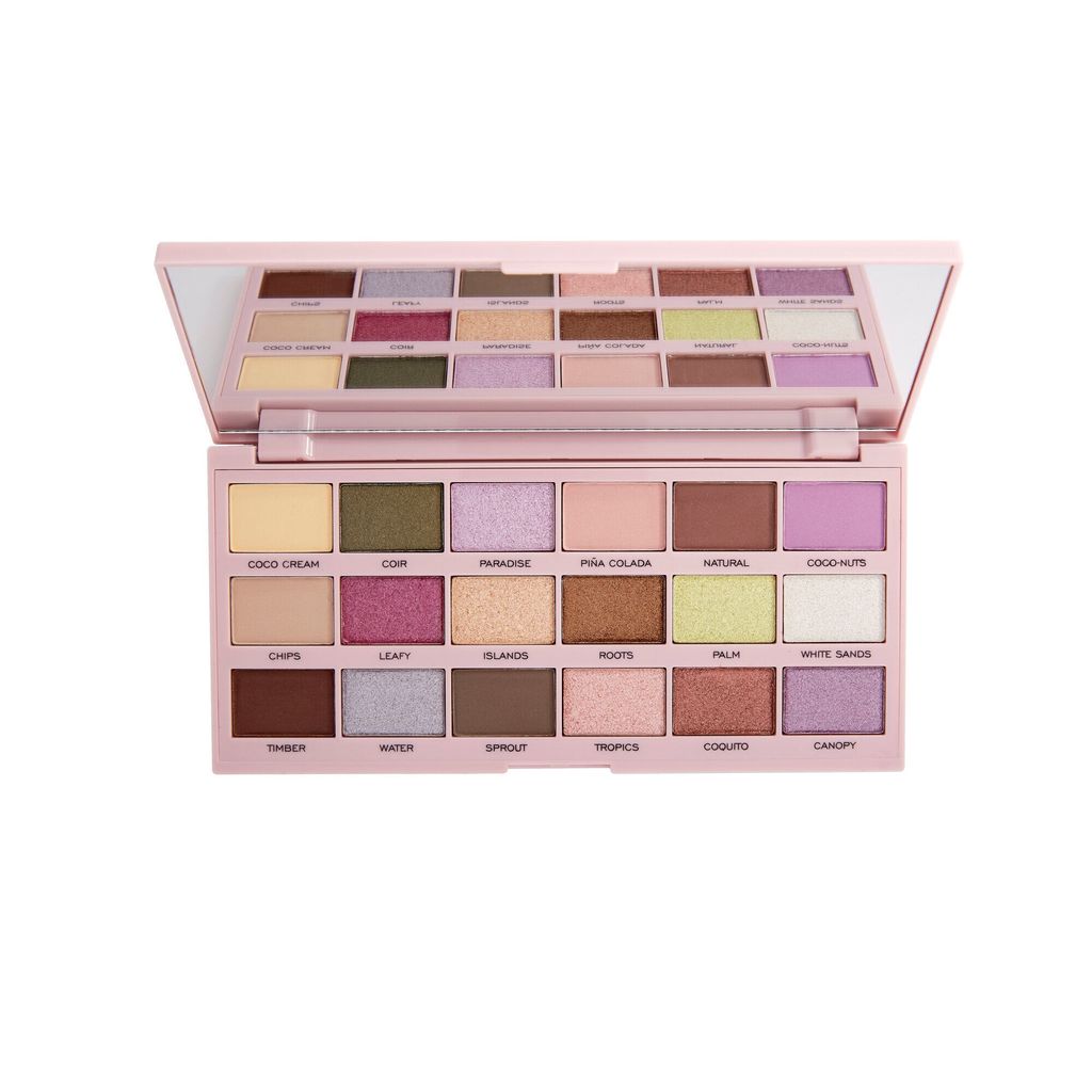 I Heart Revolution Tasty Coconut Eyeshadow Palette 18 Shades