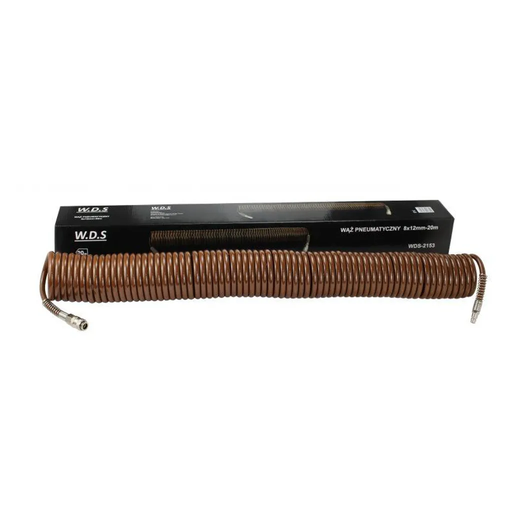Tuyau d'air 20m pour outils pneumatiques - Flexible 8x12 mm grand rayon