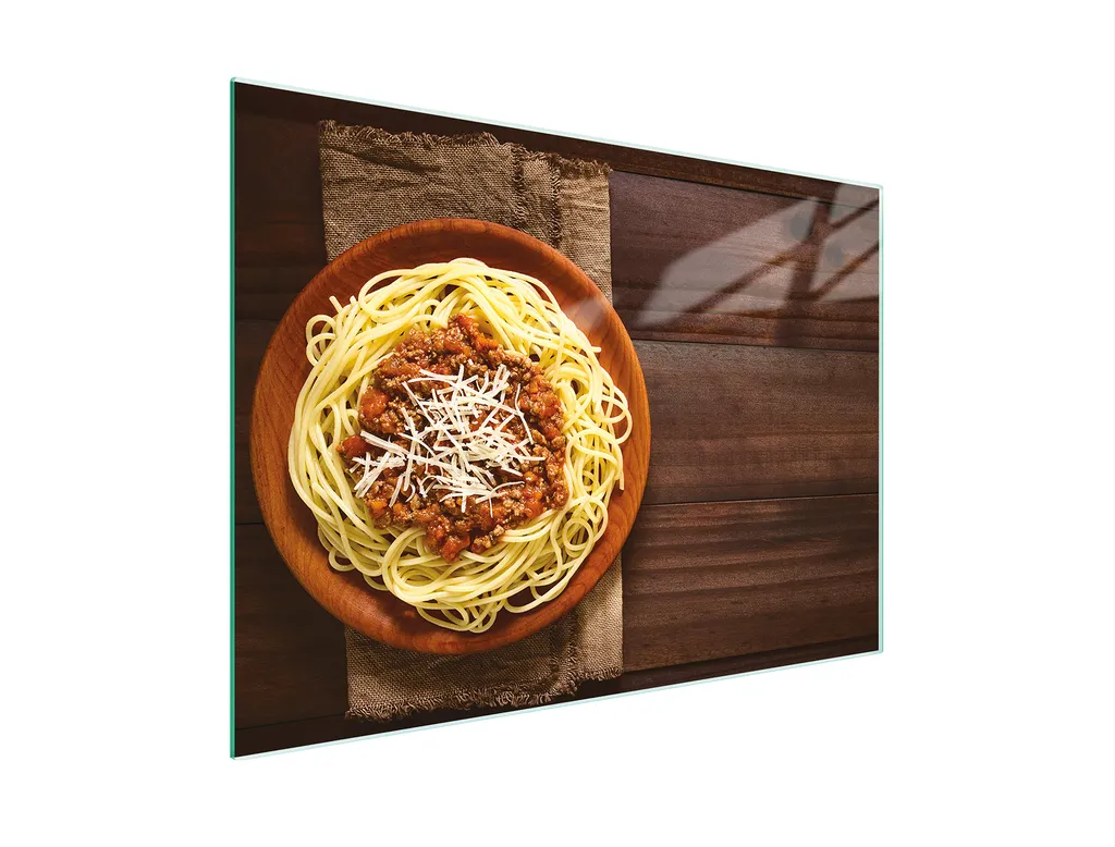 Piastra Coprifornelli Professionale 30x22 cm | Vetro Multiglass Legno