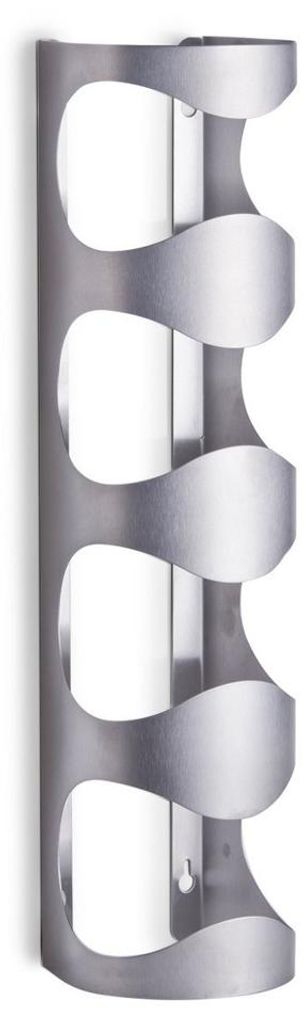 Zeller Wand-Flaschenhalter, Edelstahl 11,5x9,8x45 Produktbild 