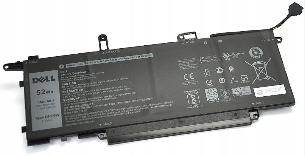 Batteria Dell CHWV6 Originale 52Whr - Ricambio Corporate Latitude