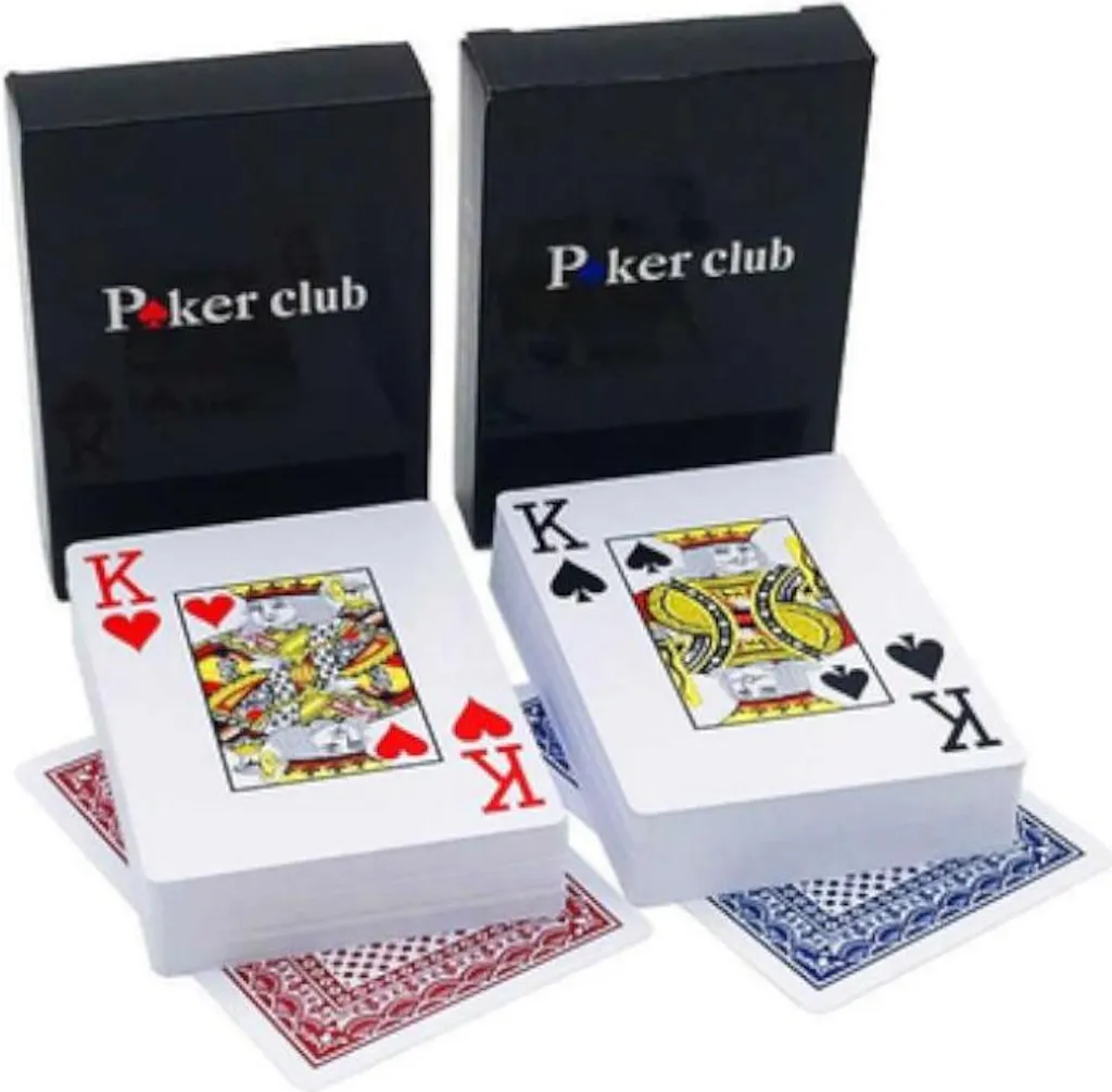 Jeux de Cartes Poker Professionnels en PVC Résistant et Indéchirable