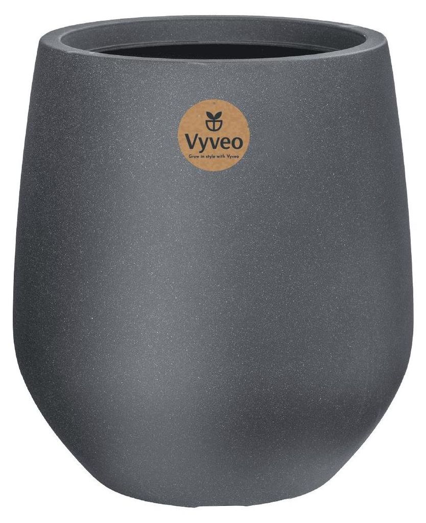 Vyveo - Vaso da fiori Amari - Nero - 27x30 Immagine del prodotto 