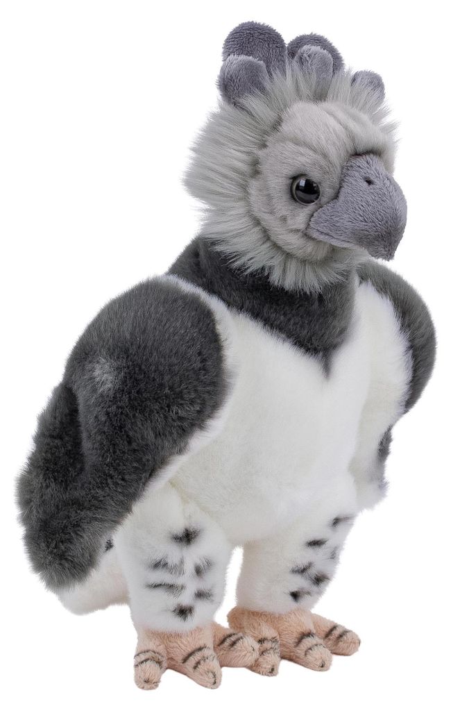 Kuscheltier Vogel Harpyie grau 27 cm Plüschadler Produktbild 