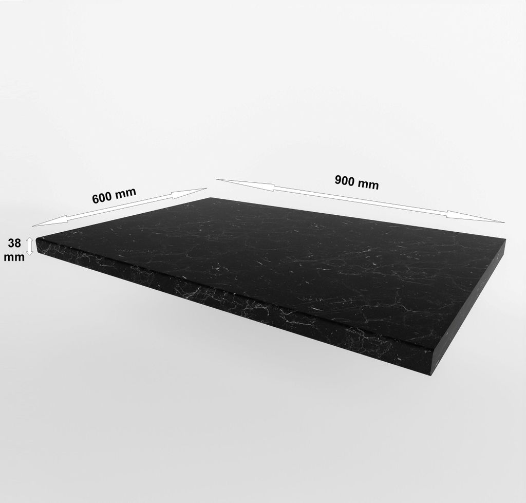 Arbeitsplatte 90 cm 38 mm Marmur ROMA matt Küche Siena, Produktbild 