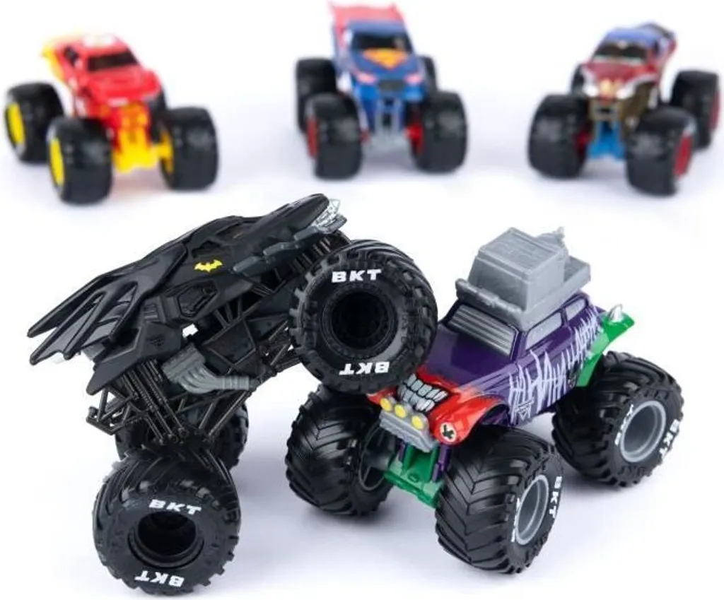 Voiture Monster Jam Multicolore pour Circuit de Course et Jeu de Cascade - 4