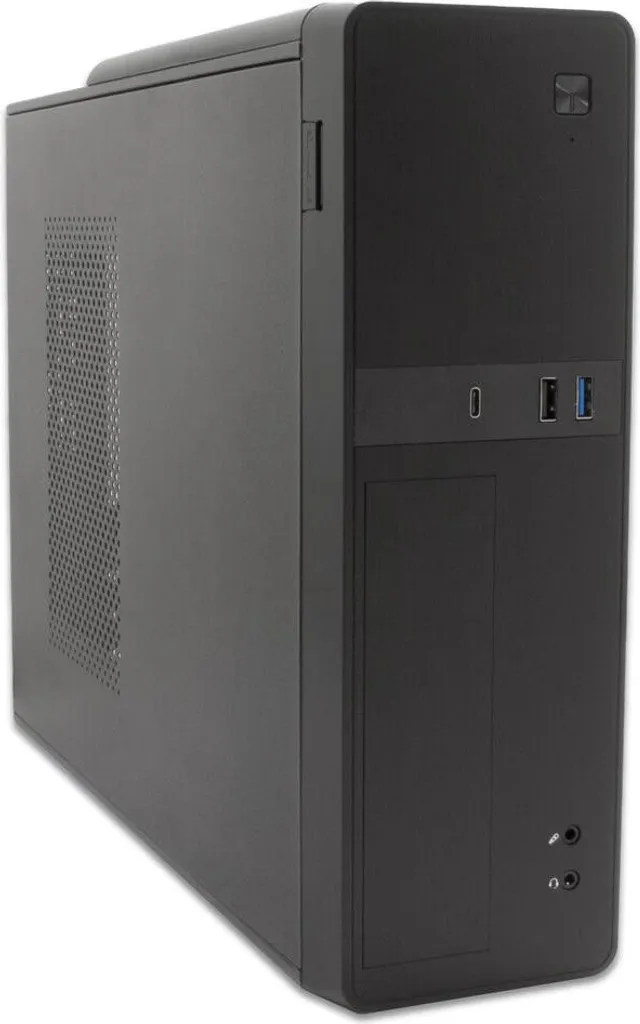 CoolBox T-310 Case Micro Tower Nero | PC Office e Home Slim | USB-C