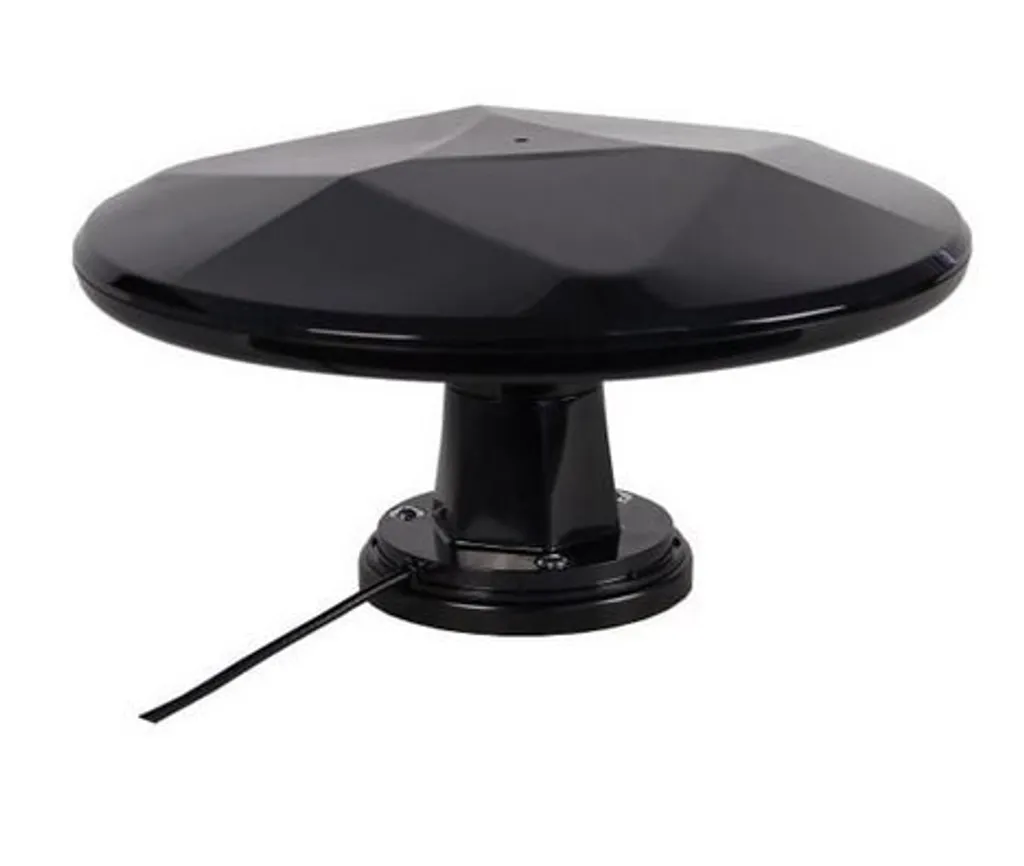 Antenne TNT MISTRAL MI-ANT07 Noir avec Amplificateur Intégré pour Caravane