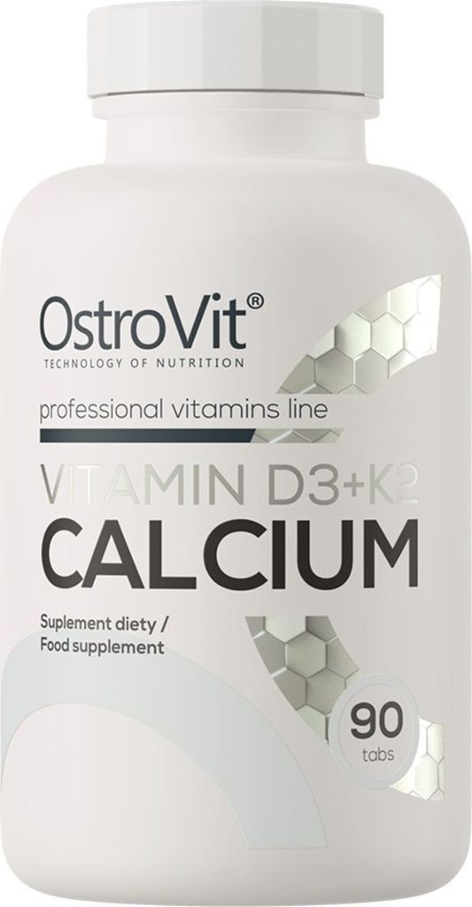 OstroVit Vitamin D3 + K2 Calcium 90 Tabletten