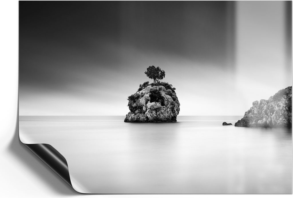 DEQORI Magnetmatte Universal 42x30 cm (A3) 'Stilles Inselparadies' Magnetfolie Kalender Planer