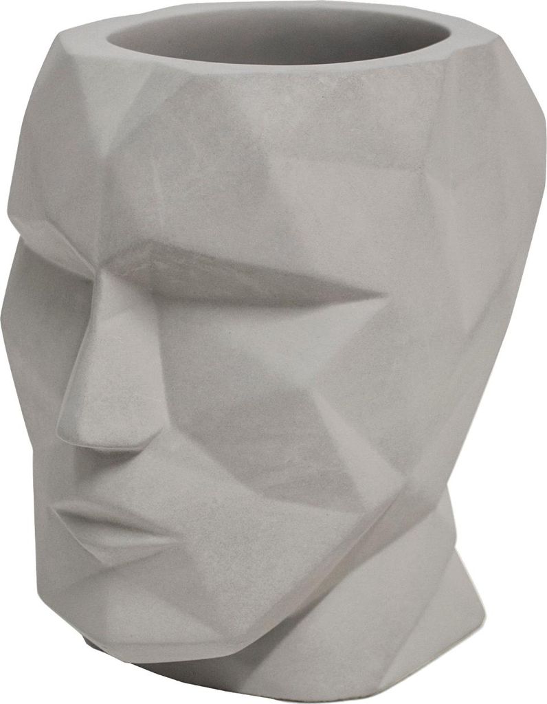 Balvi Stifthalter The Head - Grau - Zement | Zubehör Jugendzimmer
