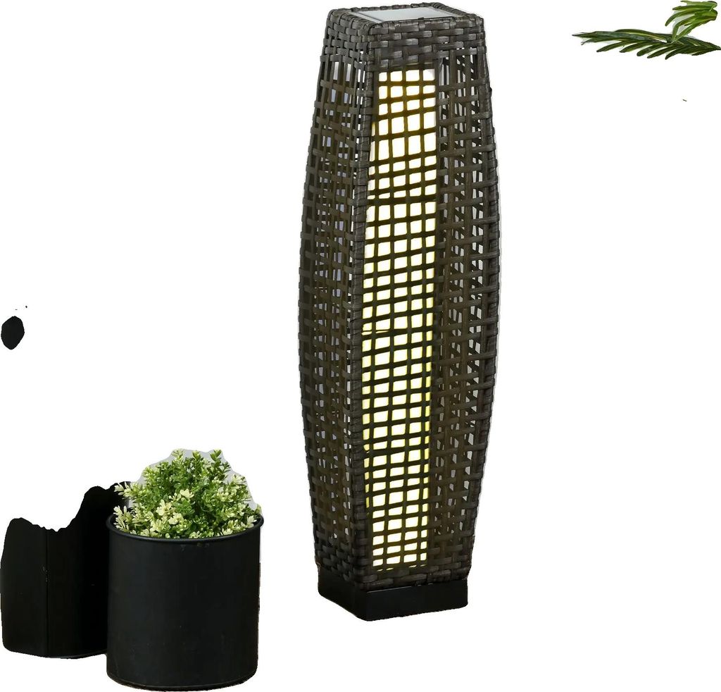 Solar-Gartenlampe, energieeffizient, einfache Montage, Produktbild 